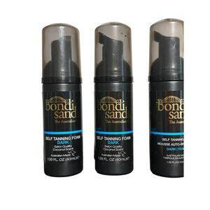Bondi Sands 3x Self Tanning Foam in Dark, Travel Size 1.35 fl oz/ 40 ml Each NEW